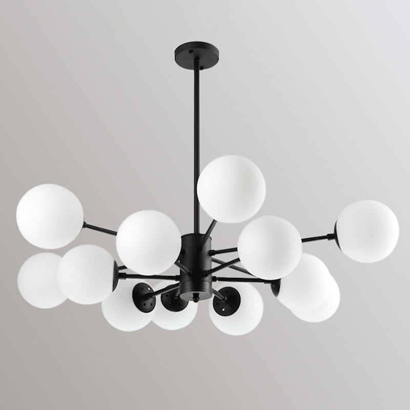 Aparte de iluminación de latón completo de estilo negro