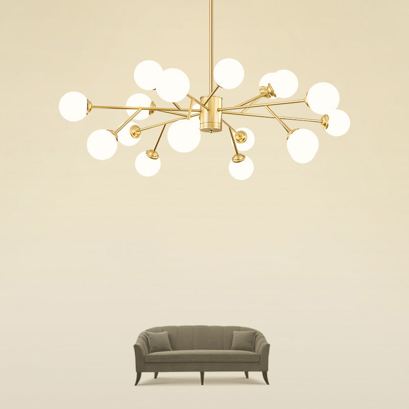 Minimalismo nórdico Estilo de lámpara molecular Molecular Glass Ball Cluster Sala de estar accesorio de iluminación