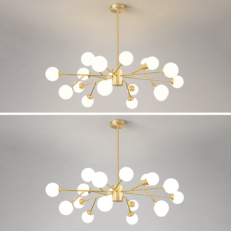 Minimalismo nórdico Estilo de lámpara molecular Molecular Glass Ball Cluster Sala de estar accesorio de iluminación