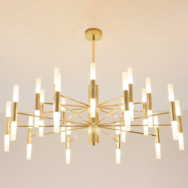 Accesorio de iluminación colgante sombreado de estilo contemporáneo de techo acrílico luz colgante