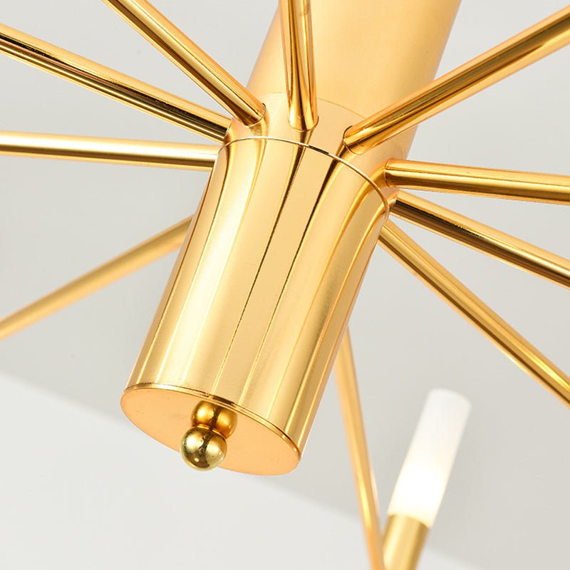 Accesorio de iluminación colgante sombreado de estilo contemporáneo de techo acrílico luz colgante