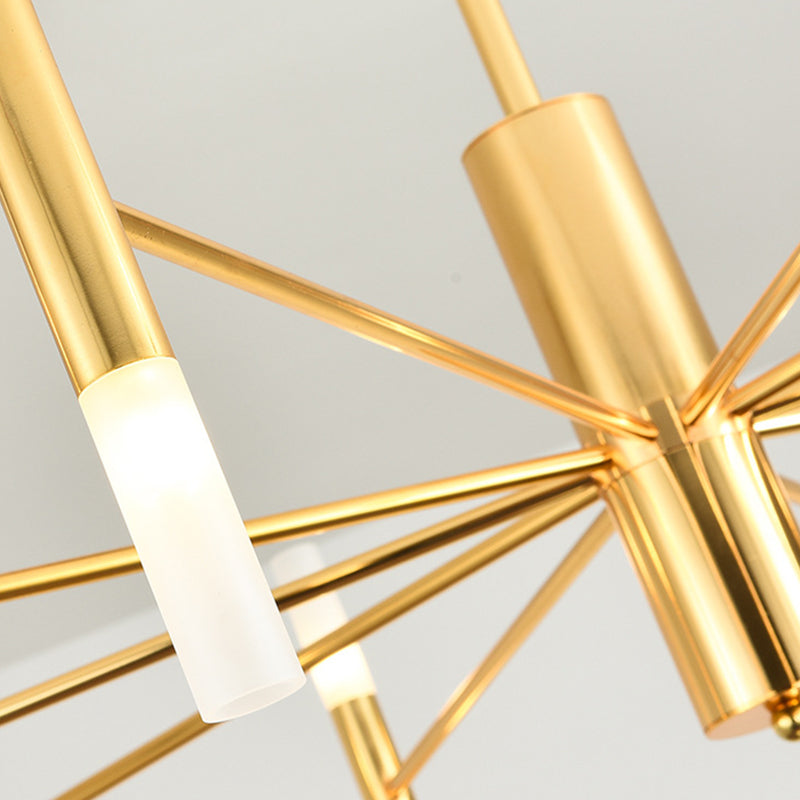 Accesorio de iluminación colgante sombreado de estilo contemporáneo de techo acrílico luz colgante