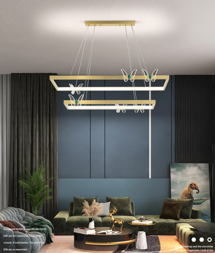 Modern Tiered Pendant Lighting Fixtures Metal Chandelier Lighting