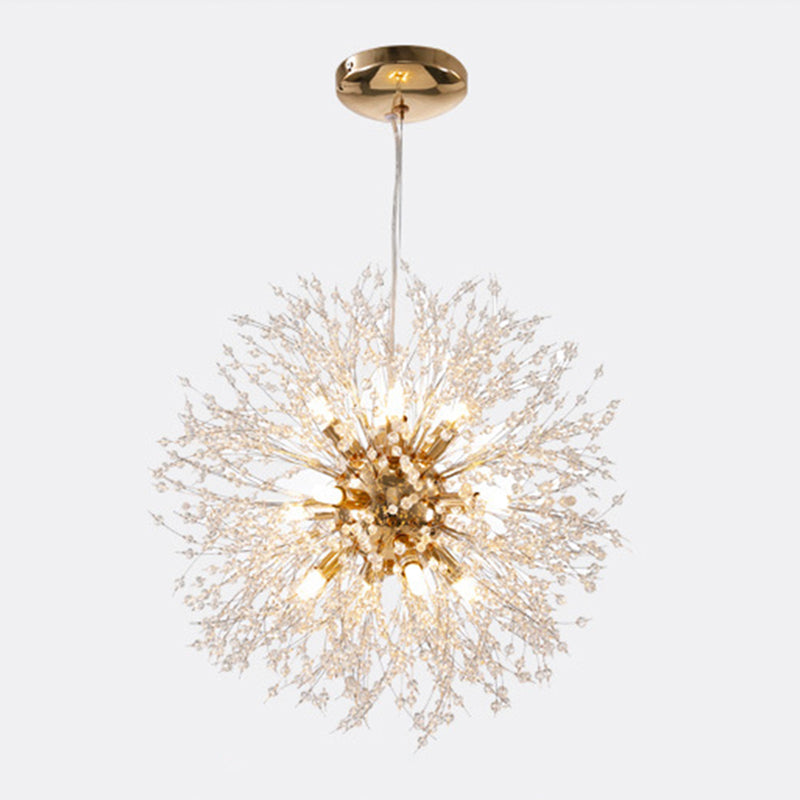 Moderne Spray Hanging Pendell Lichtkristall Anhängerbeleuchtung