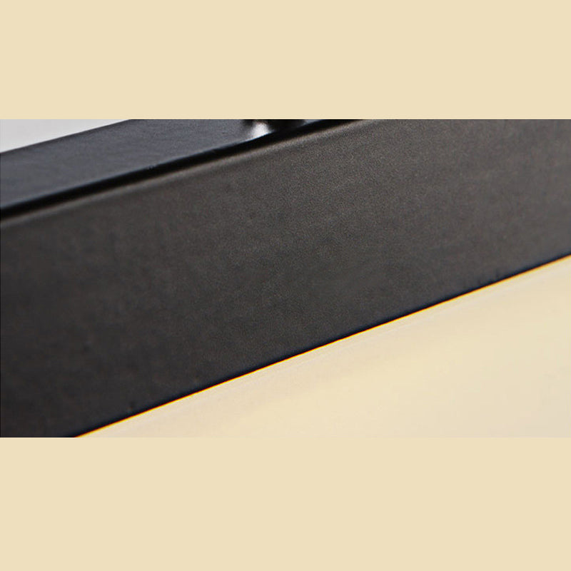 Éclairage pendentif linéaire rectangulaire mince simple