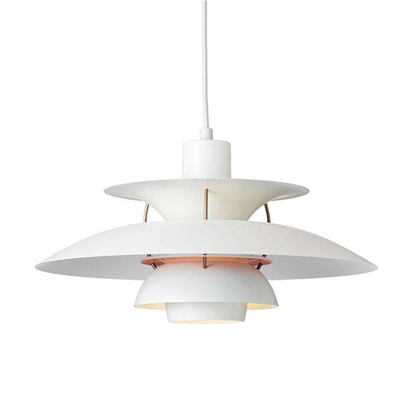 Lámpara colgante de sombra de platillo volador nórdico moderno 1 lámpara de colgación de luz para sala de estar