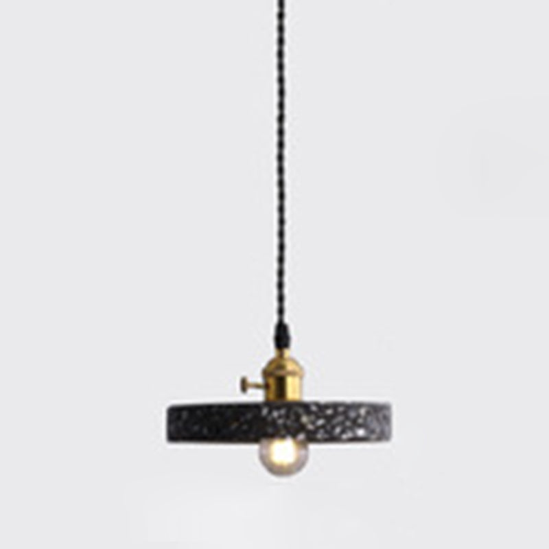 Plafonds pendentif en pierre avec une teinte moderne 1 pendentif lumineux