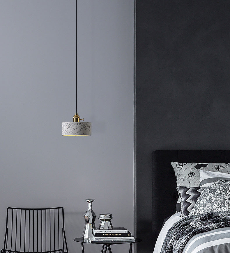 Plafonds pendentif en pierre avec une teinte moderne 1 pendentif lumineux