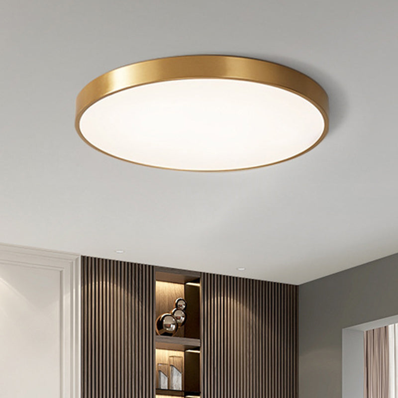 Luminaire de plafond encastré moderne en métal