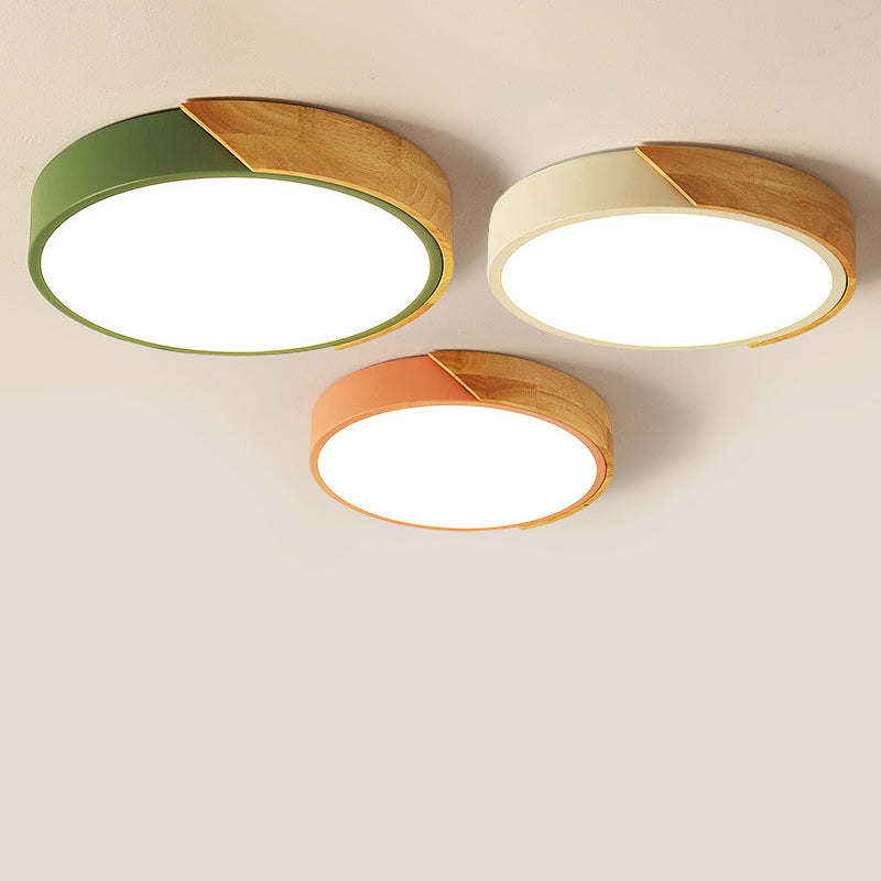 Circular Flush Mount Light Fixtures Modern Acrylic Flush Mount Lamp