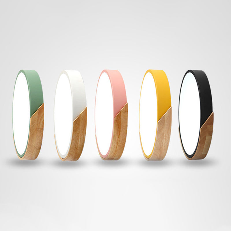 Circular Flush Mount Light Fixtures Modern Acrylic Flush Mount Lamp