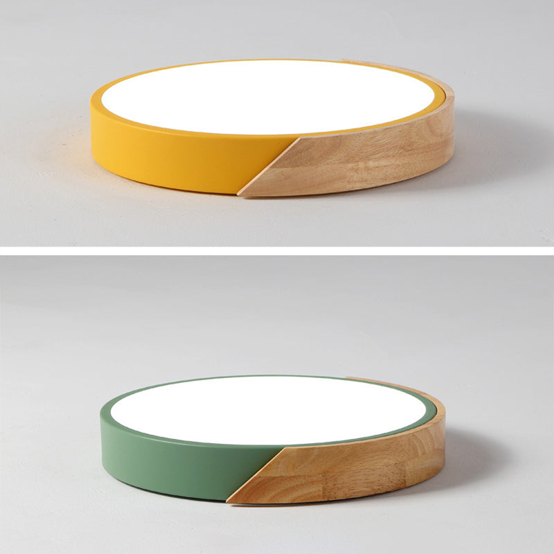 Circular Flush Mount Light Fixtures Modern Acrylic Flush Mount Lamp