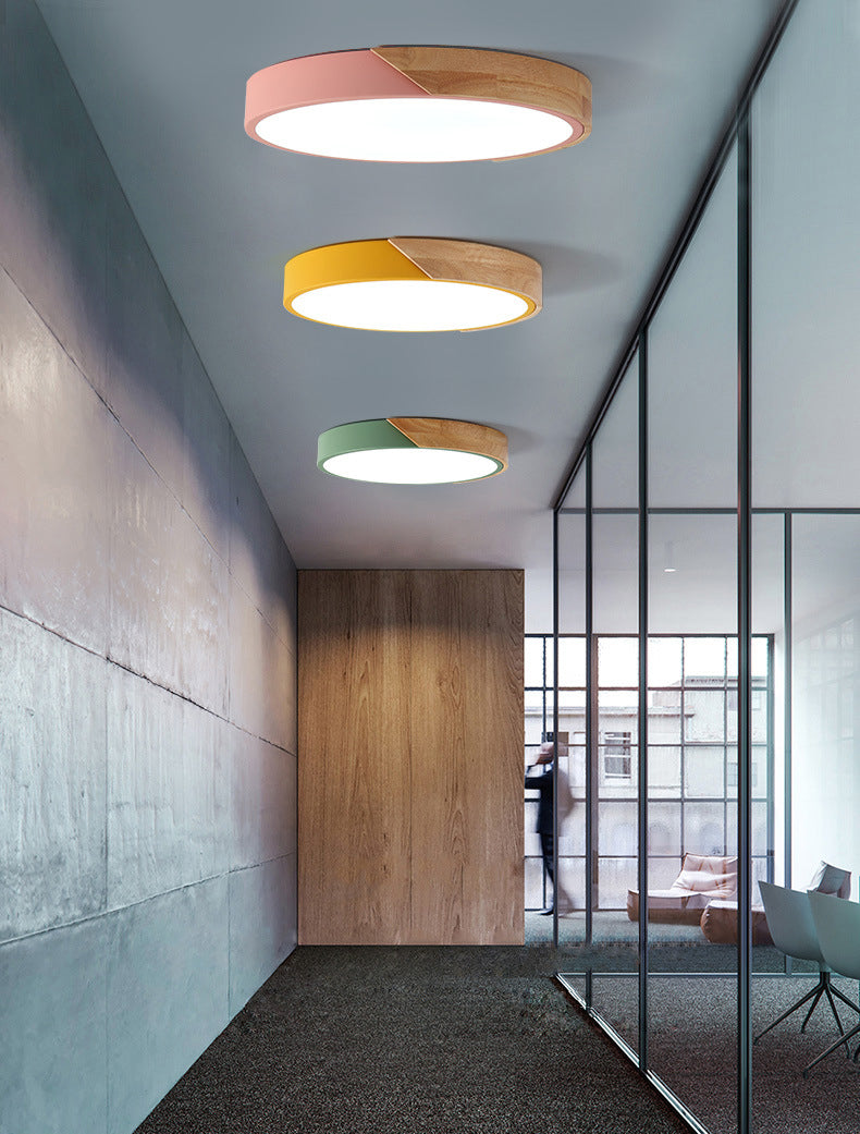 Circular Flush Mount Light Fixtures Modern Acrylic Flush Mount Lamp