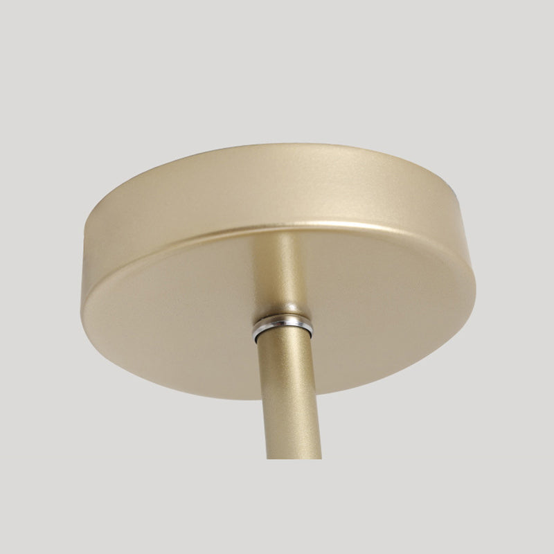 Bare Bulb Floriated Semi Flush Mount in Industrial Vintage Style Metal Ceiling Light for Dining Room