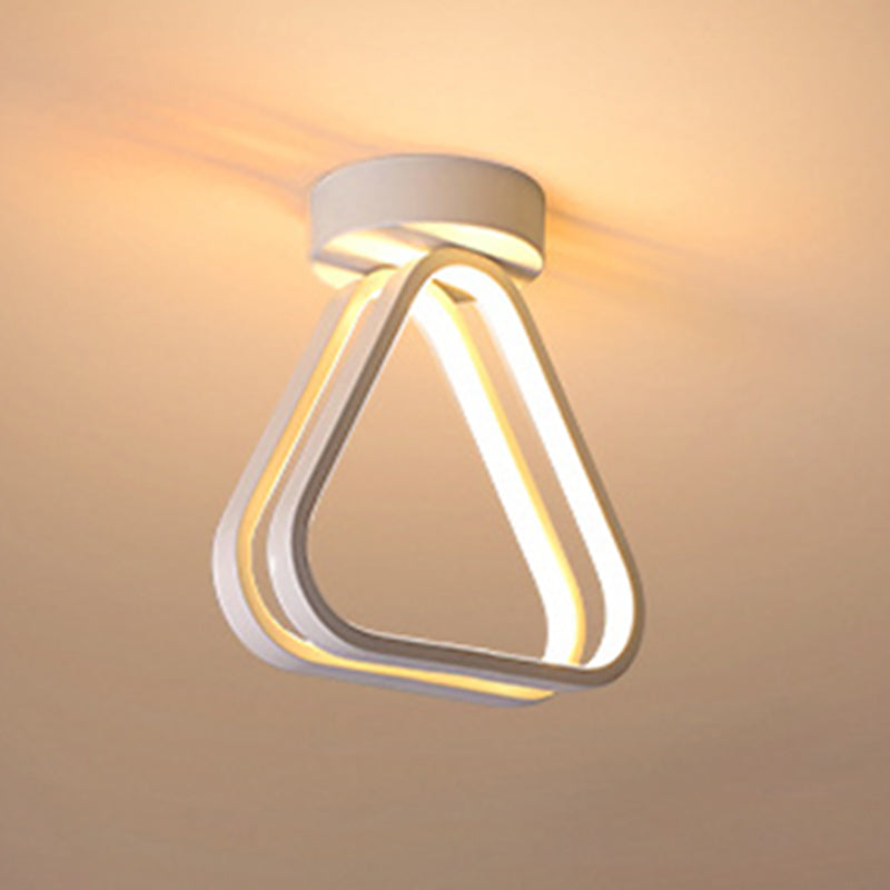 Halo Ring Hal Plafondmontage Licht Aluminium 1 Kop Moderne Inbouwlamp