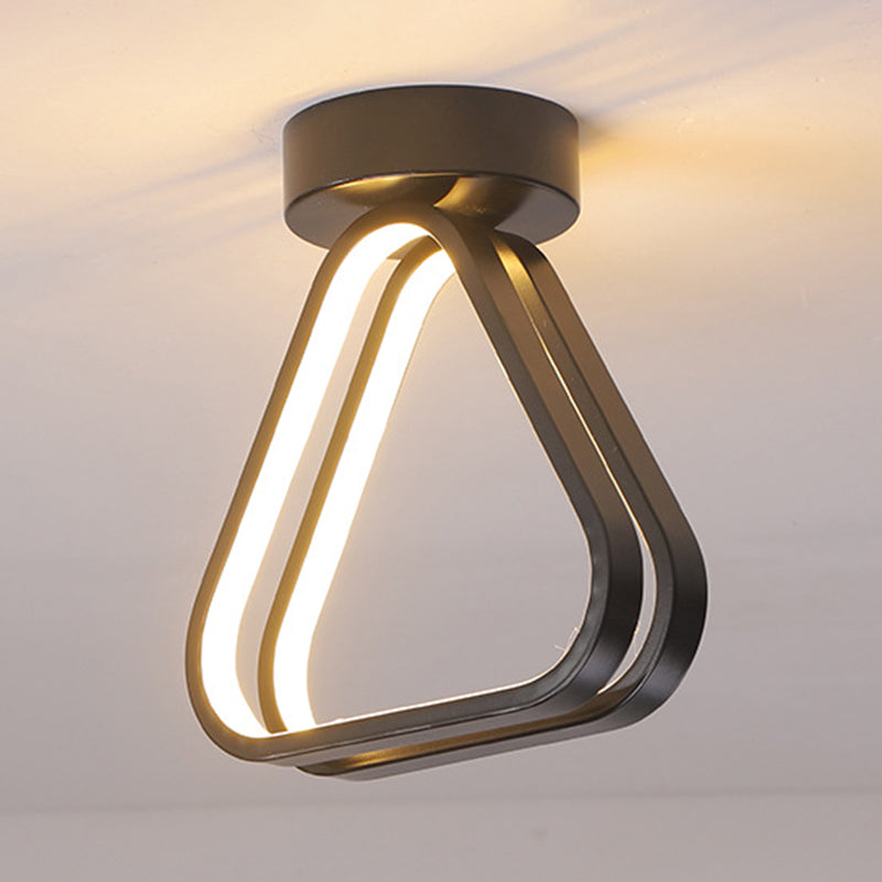 Halo Ring Hal Plafondmontage Licht Aluminium 1 Kop Moderne Inbouwlamp