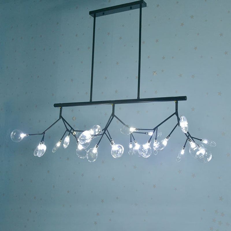 Candelera de acrílico acrílico ligero de techo de techo de aerosol moderno