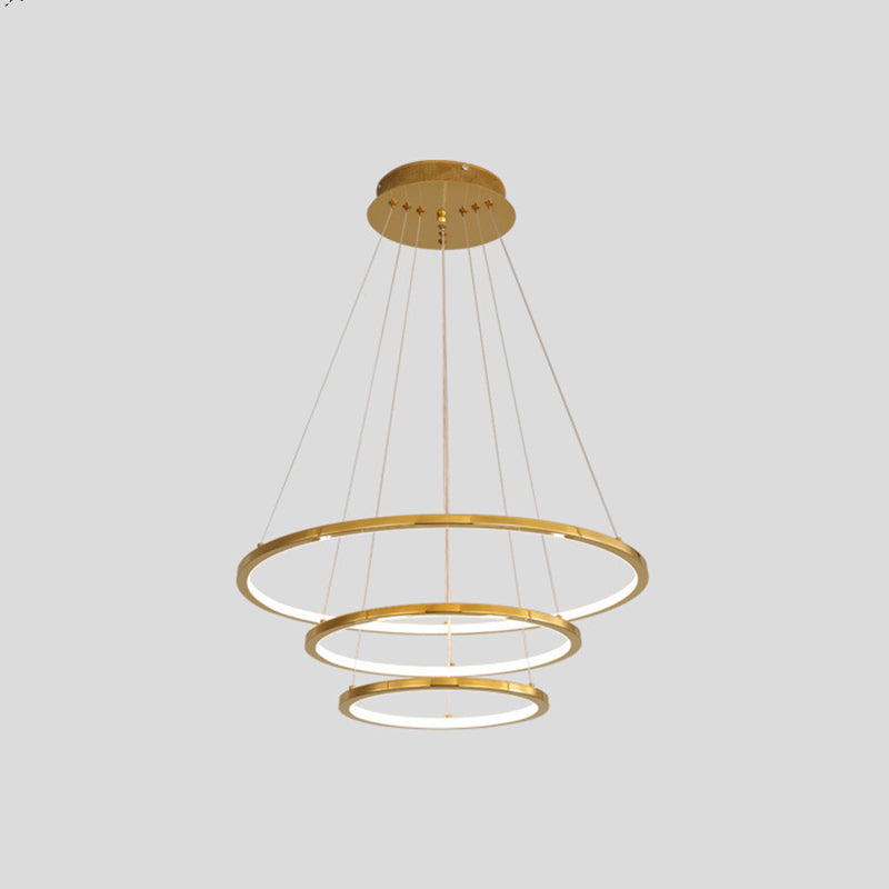 Multi-Rings Hanging Pendant Lights Modern Metal Pendant Lights
