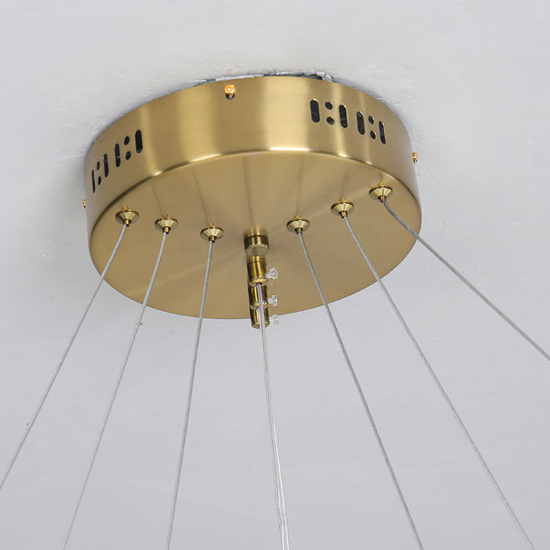 Simplicity Multi-Layer Suspended Lighting Fixture Acrylic Hanging Ceiling Fixture for Restaurant