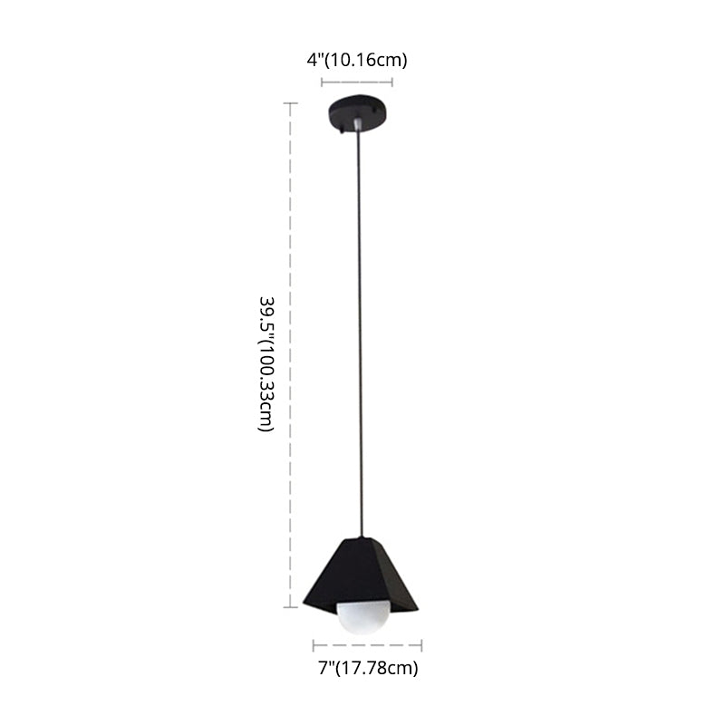 6.7 Inches Wide Macaroon Style Mini Pendant Light Contemporary Simplicity Colorful Hanging Light for Bar Restaurant