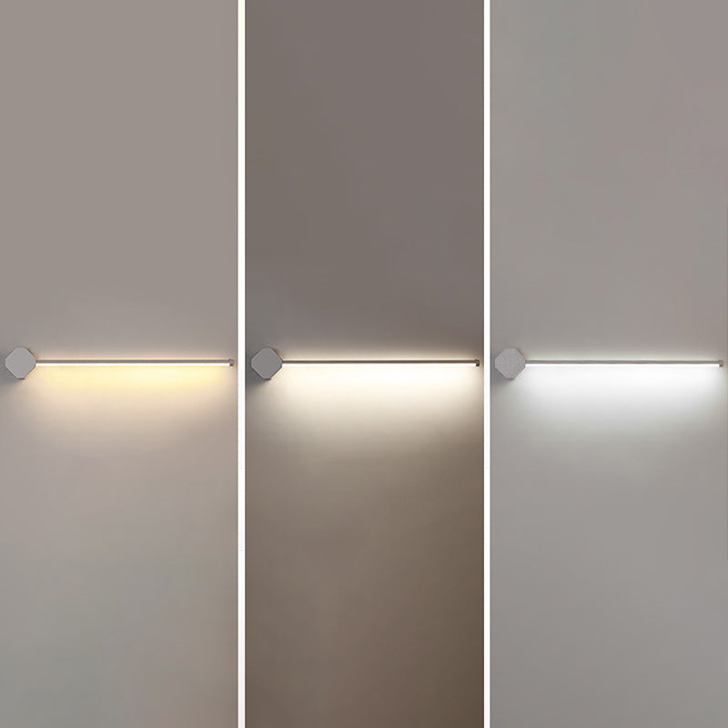 Lampade per pareti di vanità lineare moderne Sconce da vanità in metallo