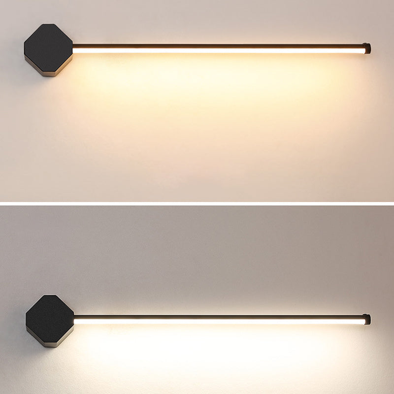 Lampade per pareti di vanità lineare moderne Sconce da vanità in metallo