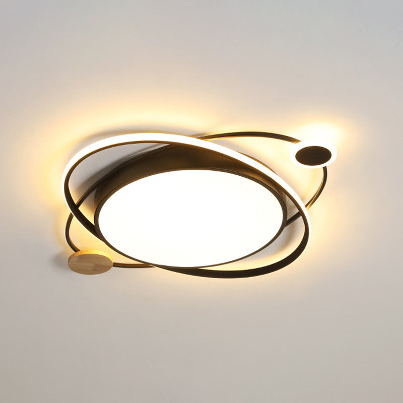 Ronde LED-inbouwarmatuur Macaron metalen slaapkamer LED-plafondlamp