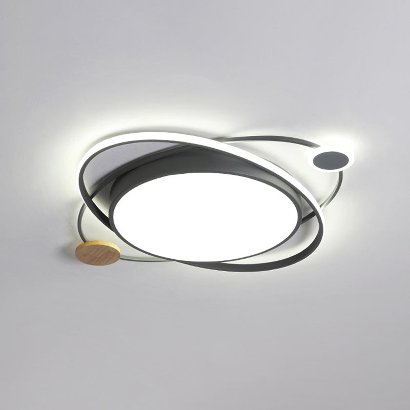 Ronde LED-inbouwarmatuur Macaron metalen slaapkamer LED-plafondlamp