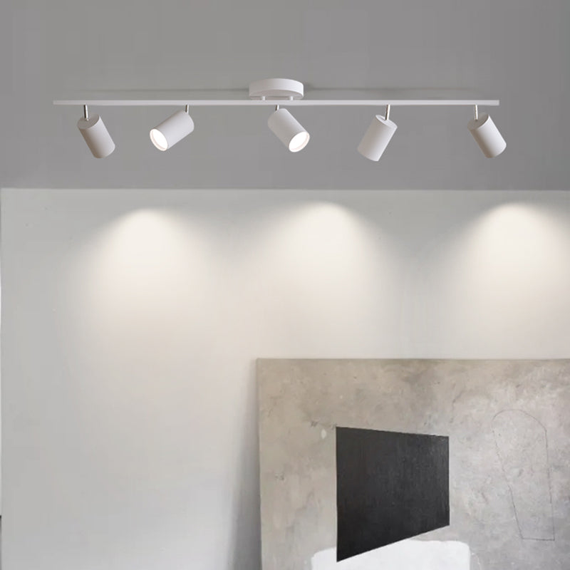 Nordic Ceiling Track Lighting Household Surface Mounted Downlight for Living Room Background Wall Cloakroom and Commercial Shop