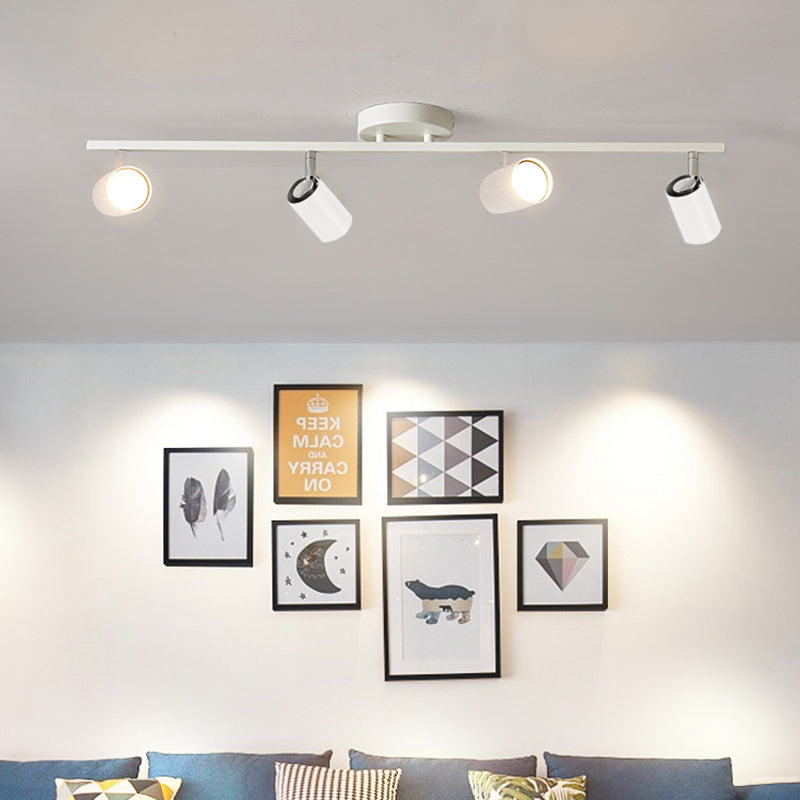 Nordic Ceiling Track Lighting Household Surface Mounted Downlight for Living Room Background Wall Cloakroom and Commercial Shop