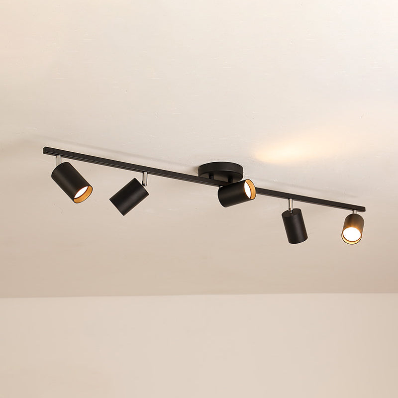 Nordic Ceiling Track Lighting Household Surface Mounted Downlight for Living Room Background Wall Cloakroom and Commercial Shop