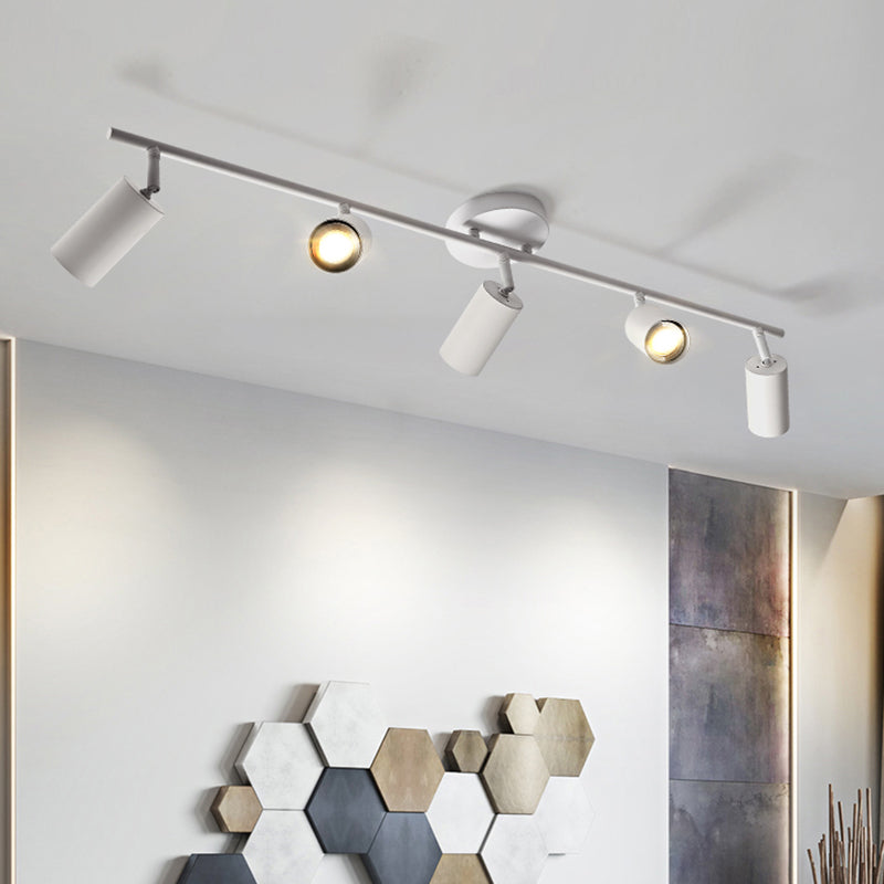 Nordic Ceiling Track Lighting Household Surface Mounted Downlight for Living Room Background Wall Cloakroom and Commercial Shop
