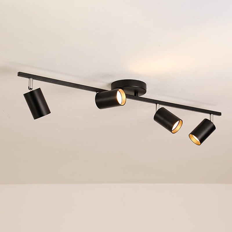Nordic Ceiling Track Lighting Household Surface Mounted Downlight for Living Room Background Wall Cloakroom and Commercial Shop