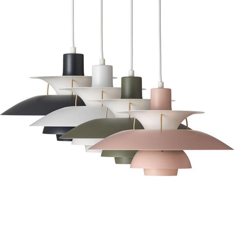 Modern Simplicity Geometric Hanging Pendnant Lamp Aluminum Hanging Pendant Lights for Restaurant