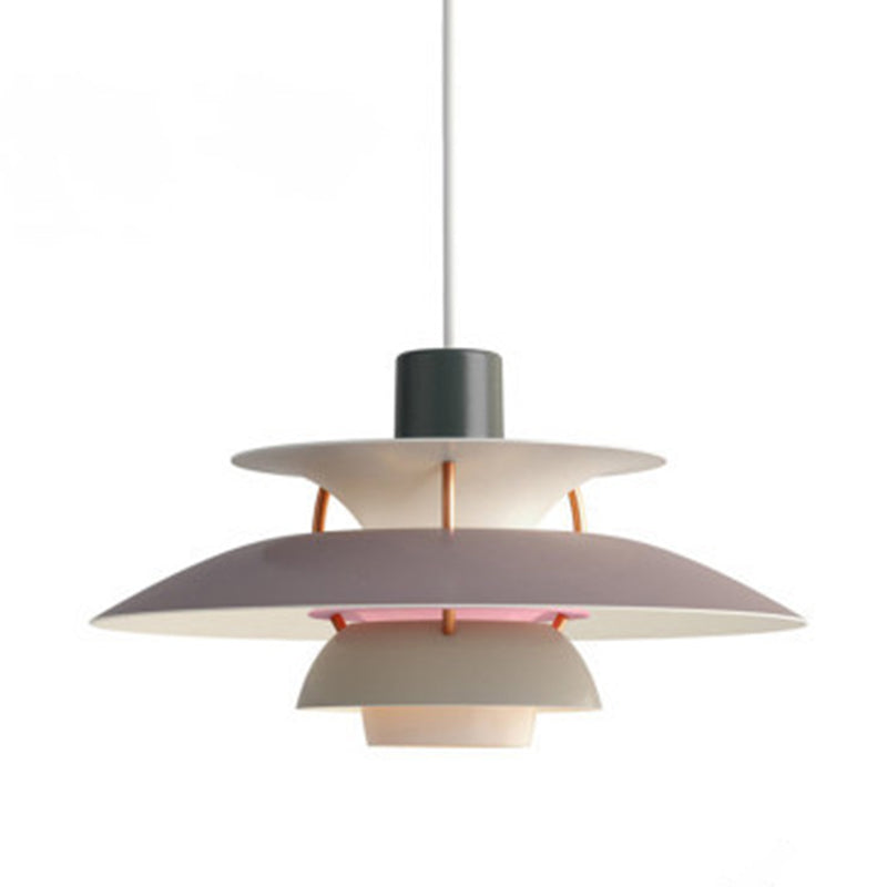 Modern Simplicity Geometric Hanging Pendnant Lamp Aluminum Hanging Pendant Lights for Restaurant