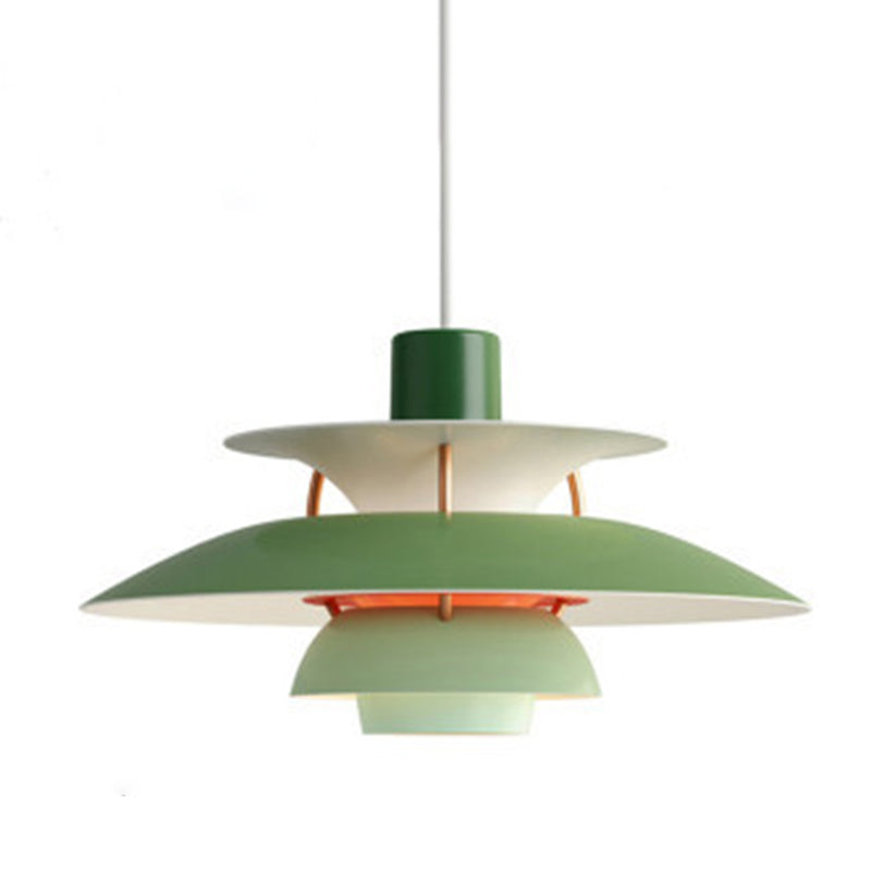 Modern Simplicity Geometric Hanging Pendnant Lamp Aluminum Hanging Pendant Lights for Restaurant