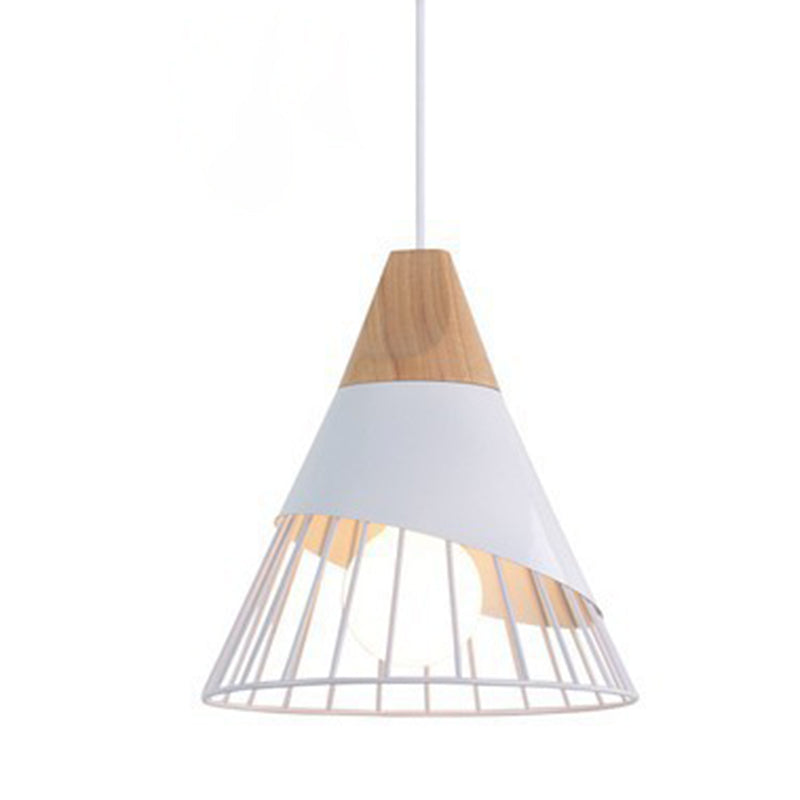 Moderne Einfachheit Käfighänge -Pendnant -Lampe Aluminium Hängende Anhängerleuchten für das Restaurant