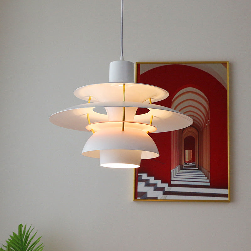 Modern Simplicity Geometric Hanging Pendnant Lamp Aluminum Hanging Pendant Lights for Restaurant