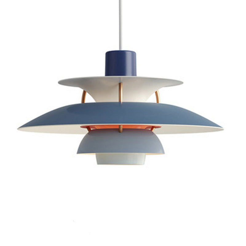 Modern Simplicity Geometric Hanging Pendnant Lamp Aluminum Hanging Pendant Lights for Restaurant