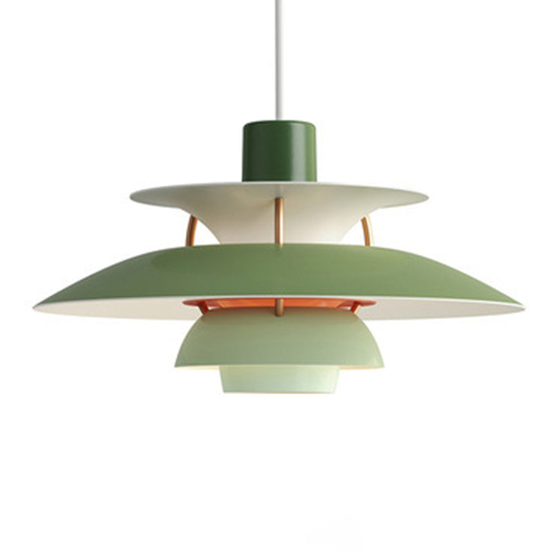 Modern Simplicity Geometric Hanging Pendnant Lamp Aluminum Hanging Pendant Lights for Restaurant