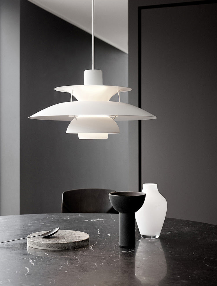 Modern Simplicity Geometric Hanging Pendnant Lamp Aluminum Hanging Pendant Lights for Restaurant