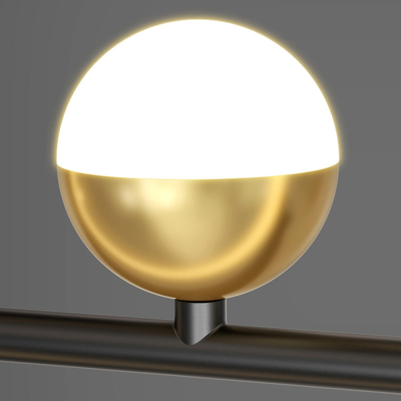 Modern Straight Bars Island Chandelier Lights Metal Chandelier Lamp