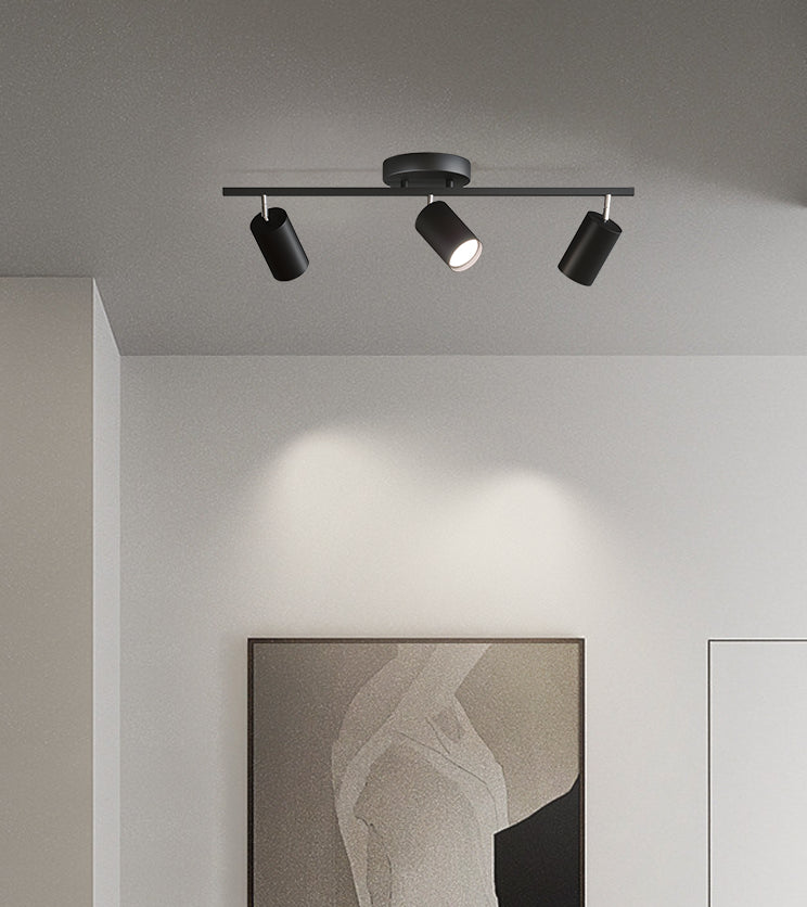 Nordic Ceiling Track Lighting Household Surface Mounted Downlight for Living Room Background Wall Cloakroom and Commercial Shop