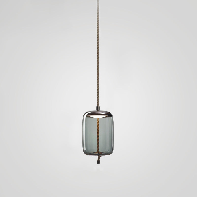 LED Hanging Pendant Light Loft Glass Shaded Pendant Lighting Fixture for Dinning Room