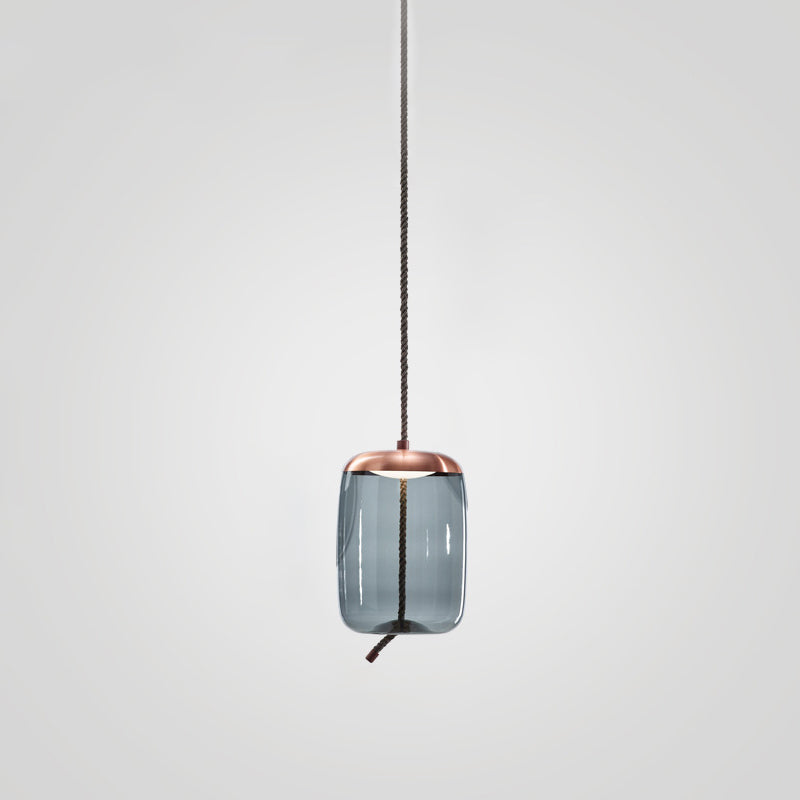 LED Hanging Pendant Light Loft Glass Shaded Pendant Lighting Fixture for Dinning Room