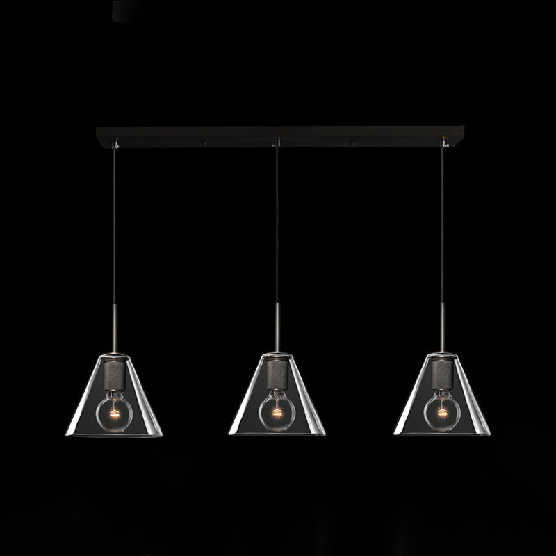 Luminaire pendentif ombré en verre