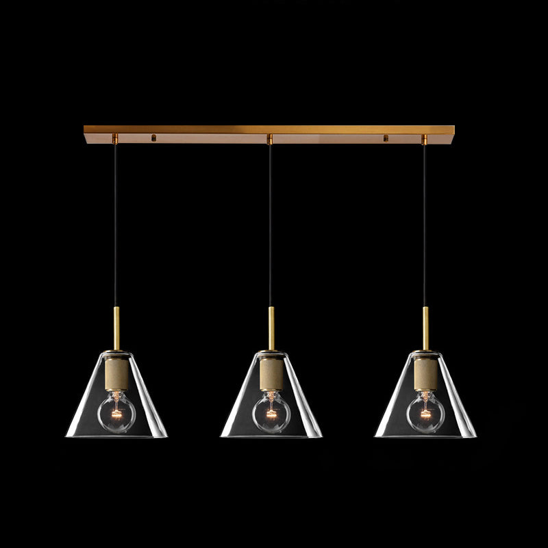 Luminaire pendentif ombré en verre