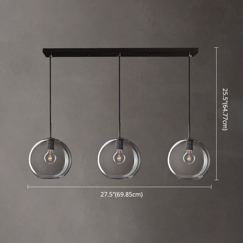 Luminaire pendentif ombré en verre