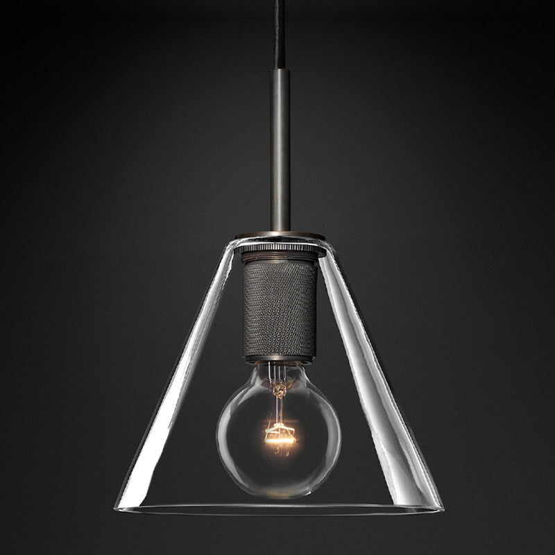 Luminaire pendentif ombré en verre