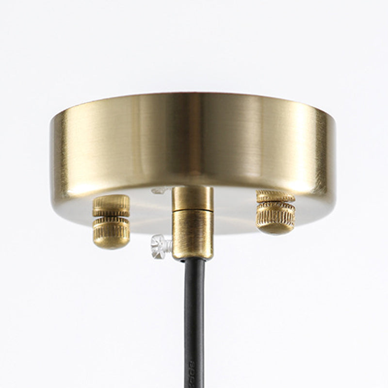 Lampada appesa alla palla bianca SEMPLICITÀ STHILE GLIGLIE LUCE PENDANTE APPOSTAZIONE PER CAMERA